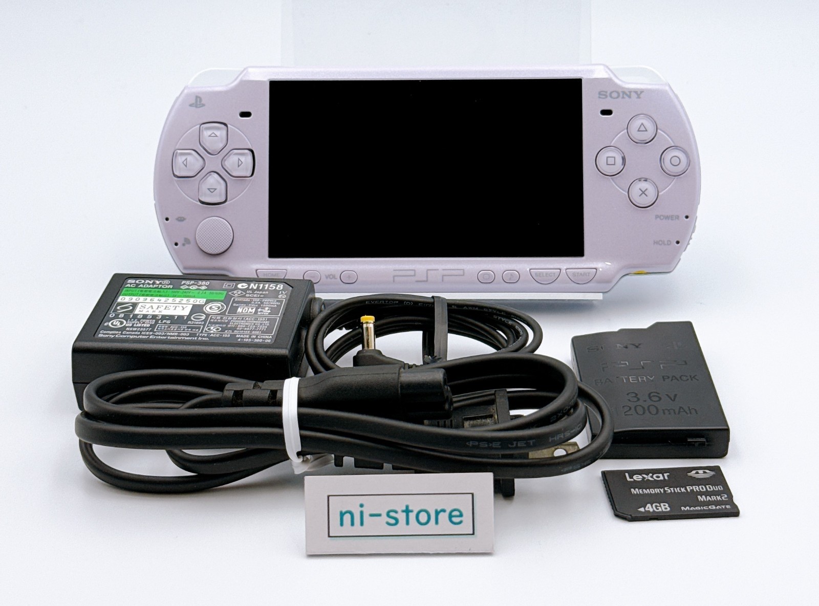 Sony PSP-2000 Console Blume Lavender Purple Region free w/4GB – Excellent+