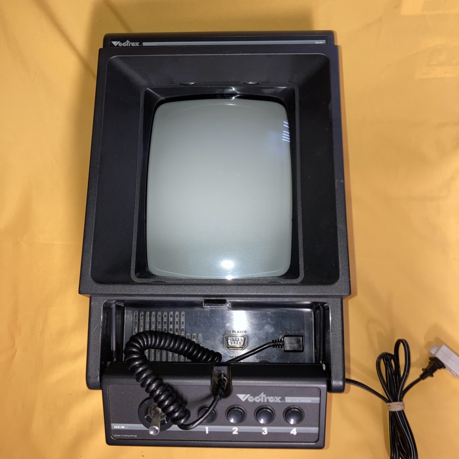 Vintage Vectrex Arcade System Video Game Console with Manual WORKING Nice