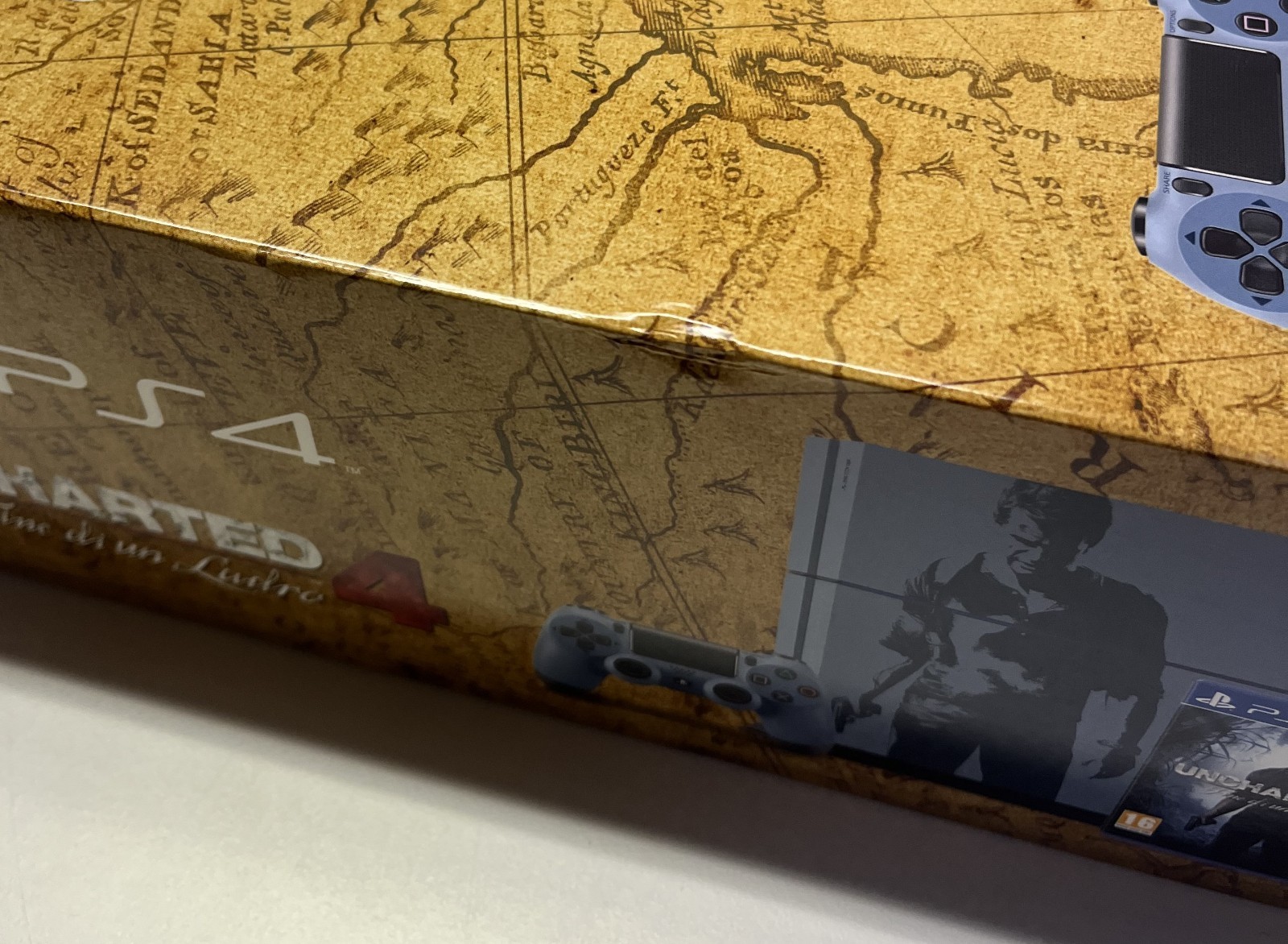 PS4 CONSOLE 1TB LIMITED EDITION UNCHARTED 4 BLUE LIMITED NEW FACTORY SEALED 2019