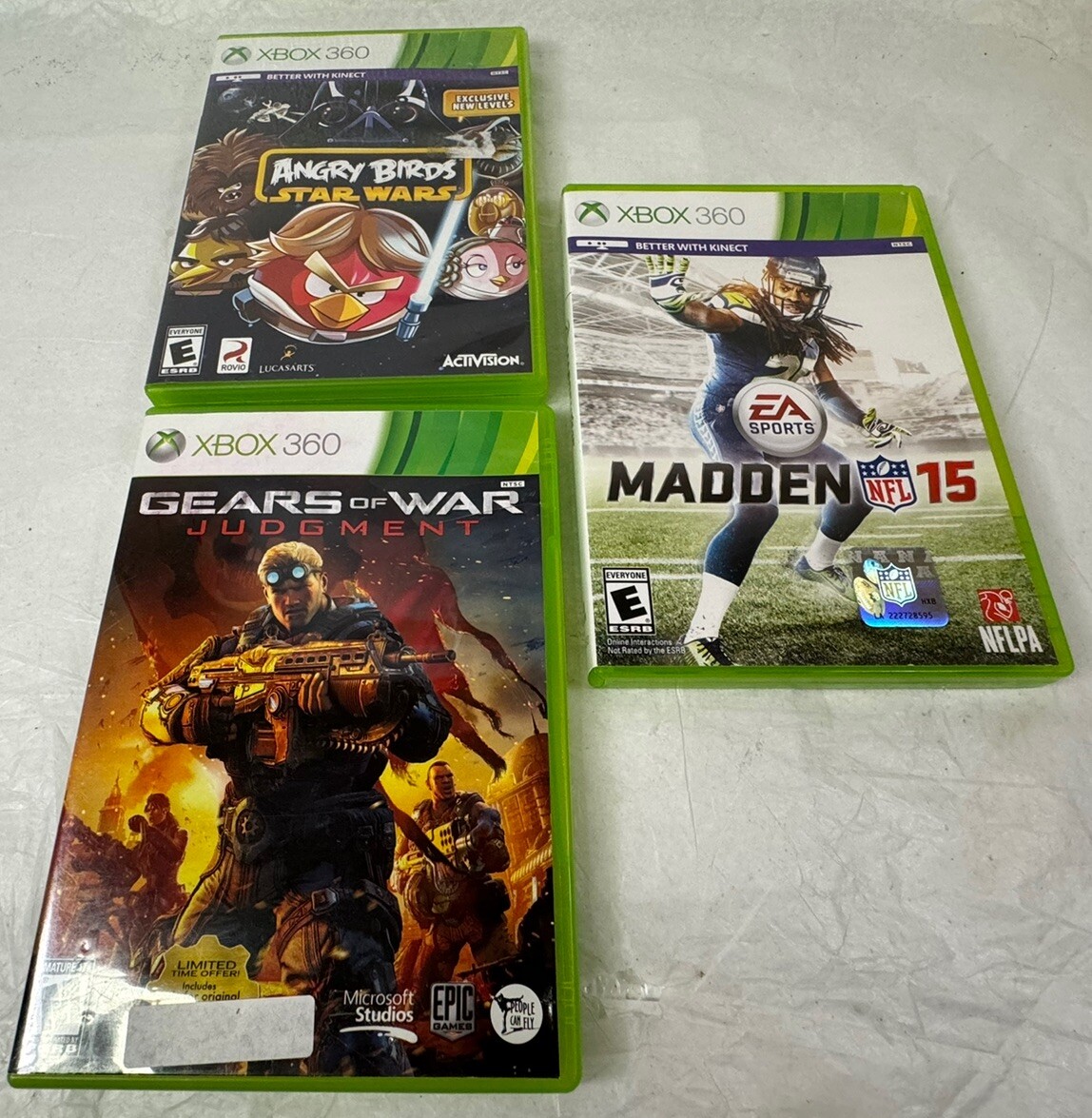 Microsoft XBOX 360S Slim Black Model 1439 250GB Controller & Games Bundle Tested