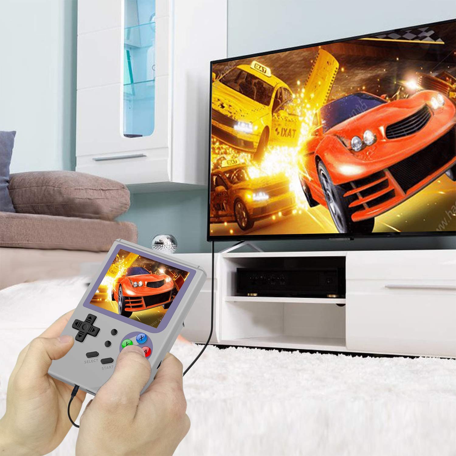 RG300 Handheld Game Console – Portable Device With 64G TF Card, 5000 Classic …