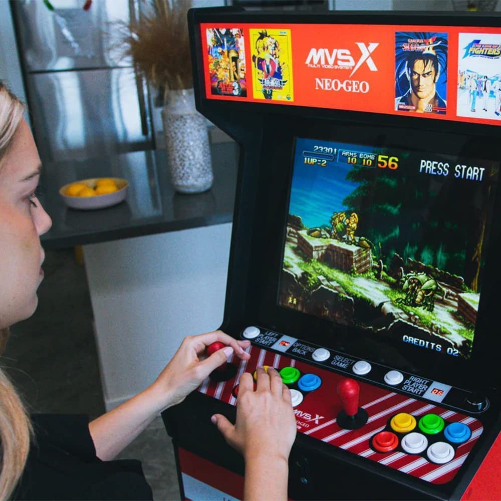MVSX Home Arcade Bartop Console with 50 SNK Classic Games