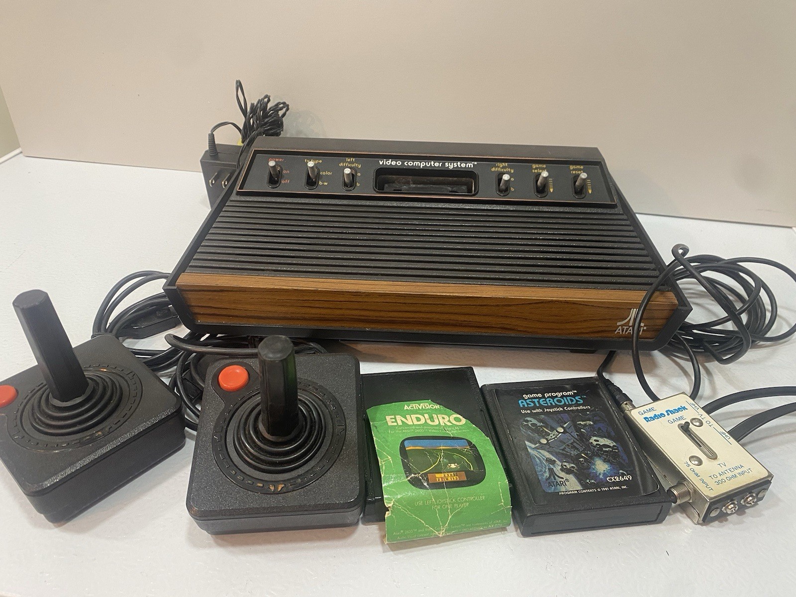 Atari 2600 Darth Vader Black Game Console