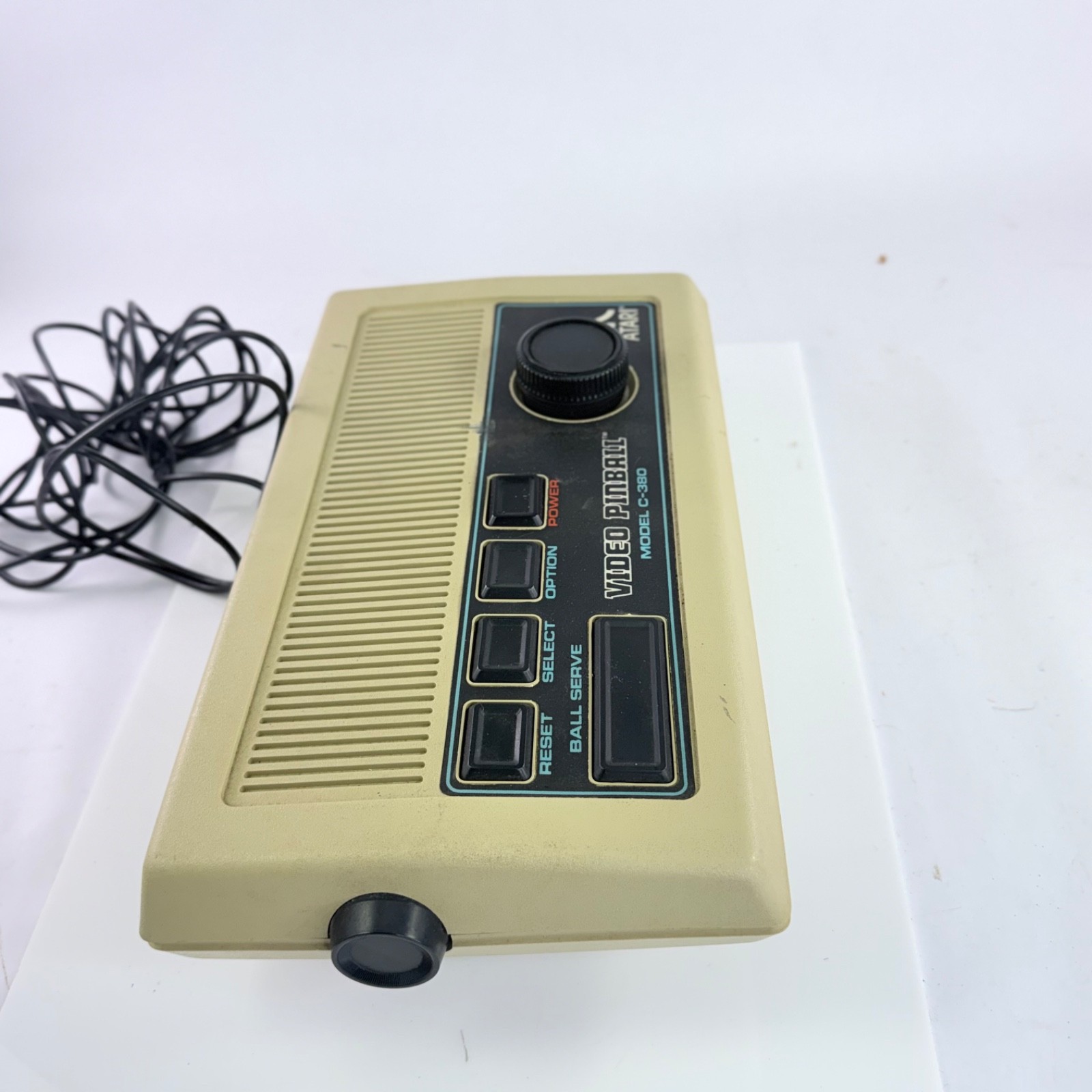 Atari Video Pinball Model C-380 Vintage Home Console 1977 w RF Cable Untested