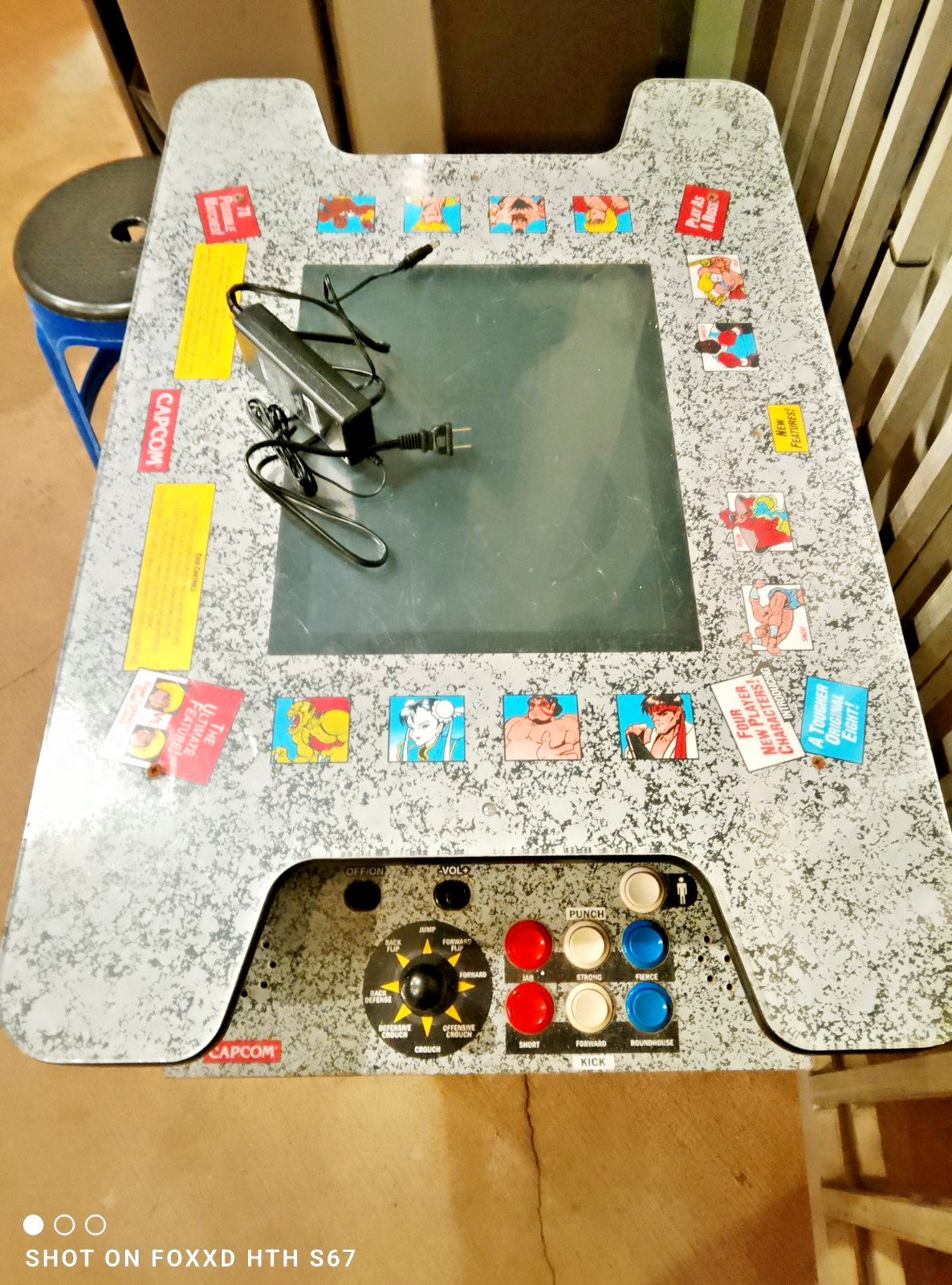 Arcade1Up Deluxe 12-in-1 Head-to-Head Cocktail Table Street Fighter