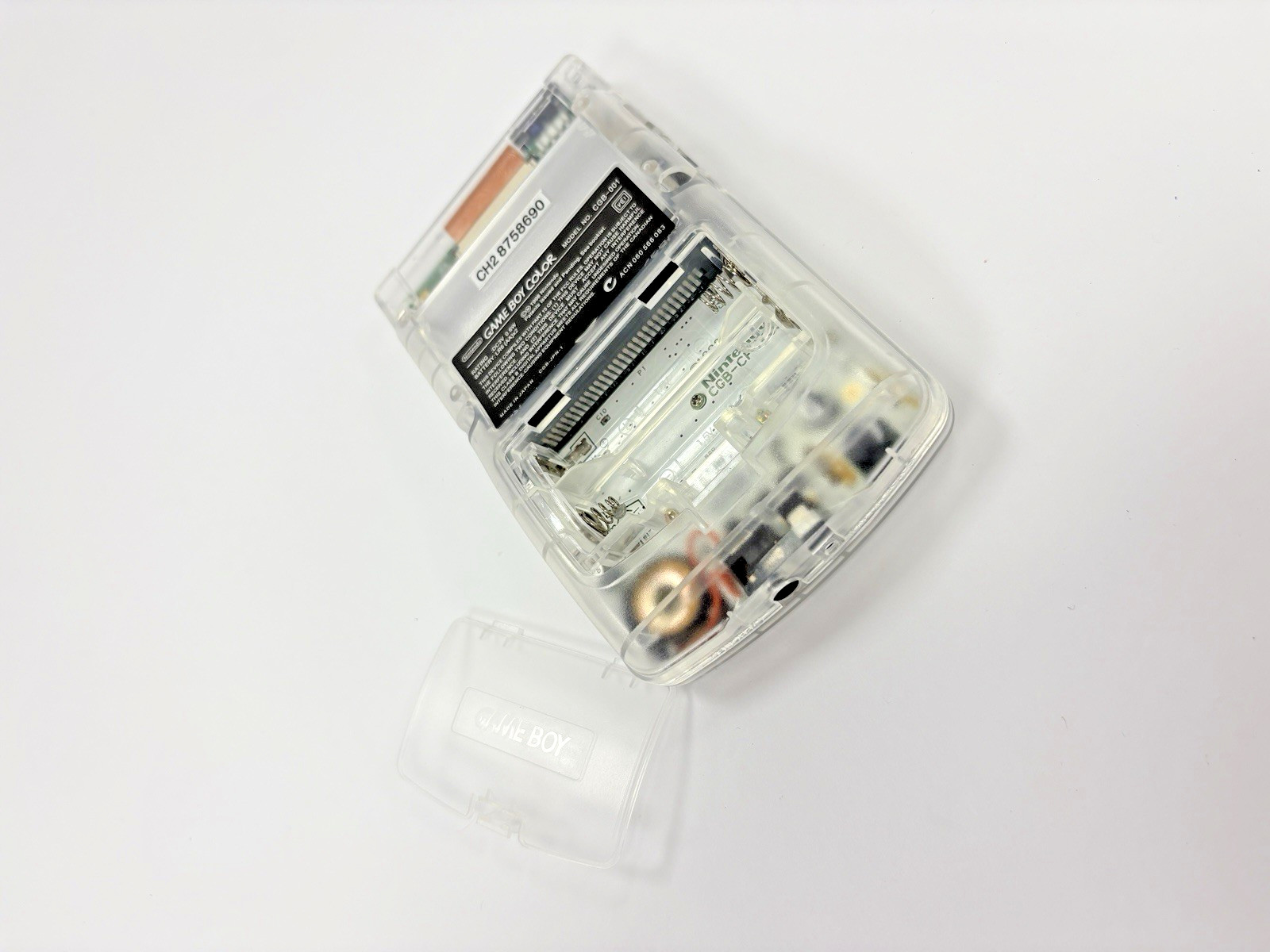 Refurbished Nintendo Game Boy Clear Handheld System