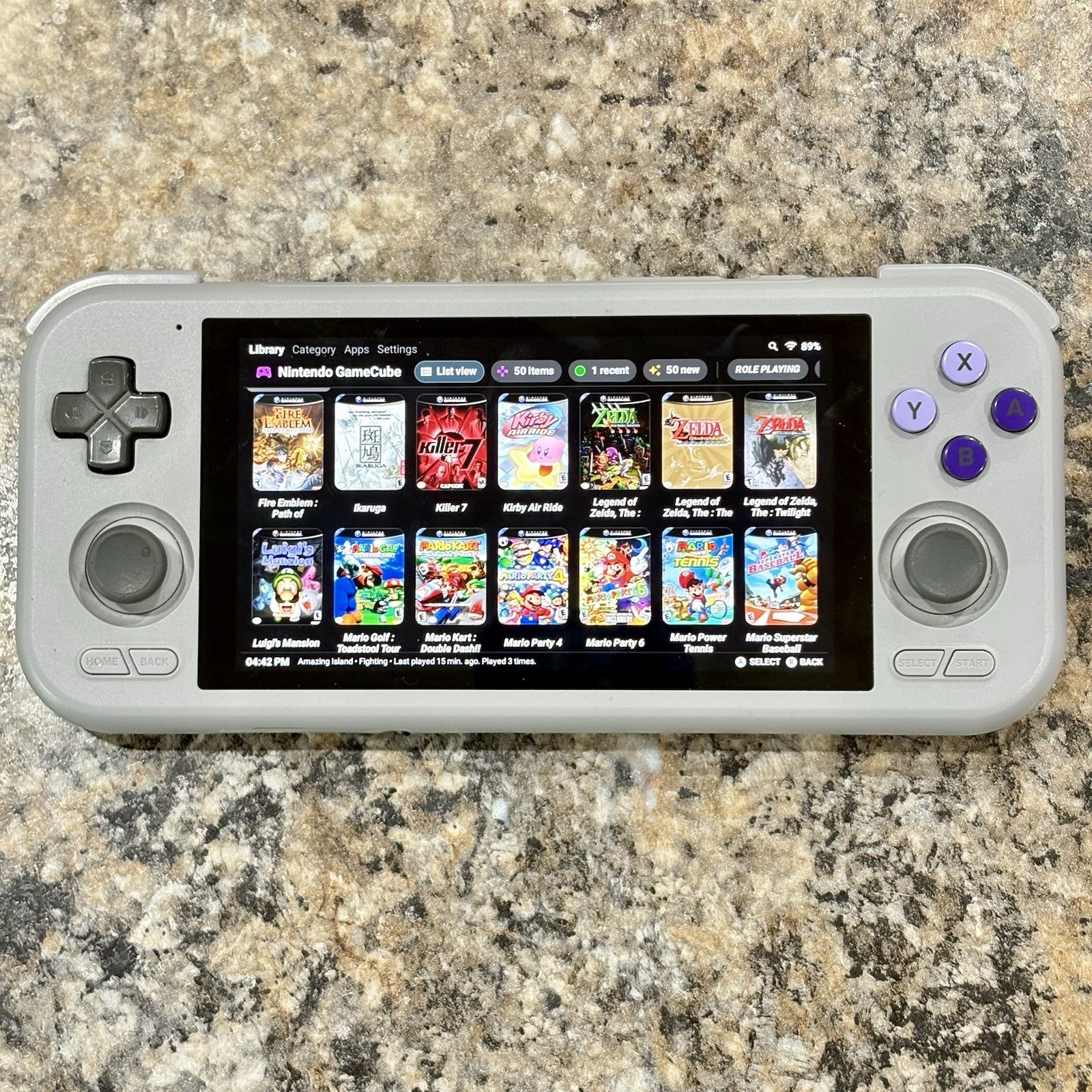 Retroid Pocket 4 Pro + Grip, Custom Handheld, 128GB + 255GB Card, Ready To Play
