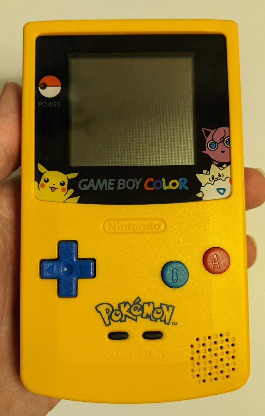 MINT GameBoy Color Pokemon Pikachu Edition Nintendo System GBC Yellow & Blue