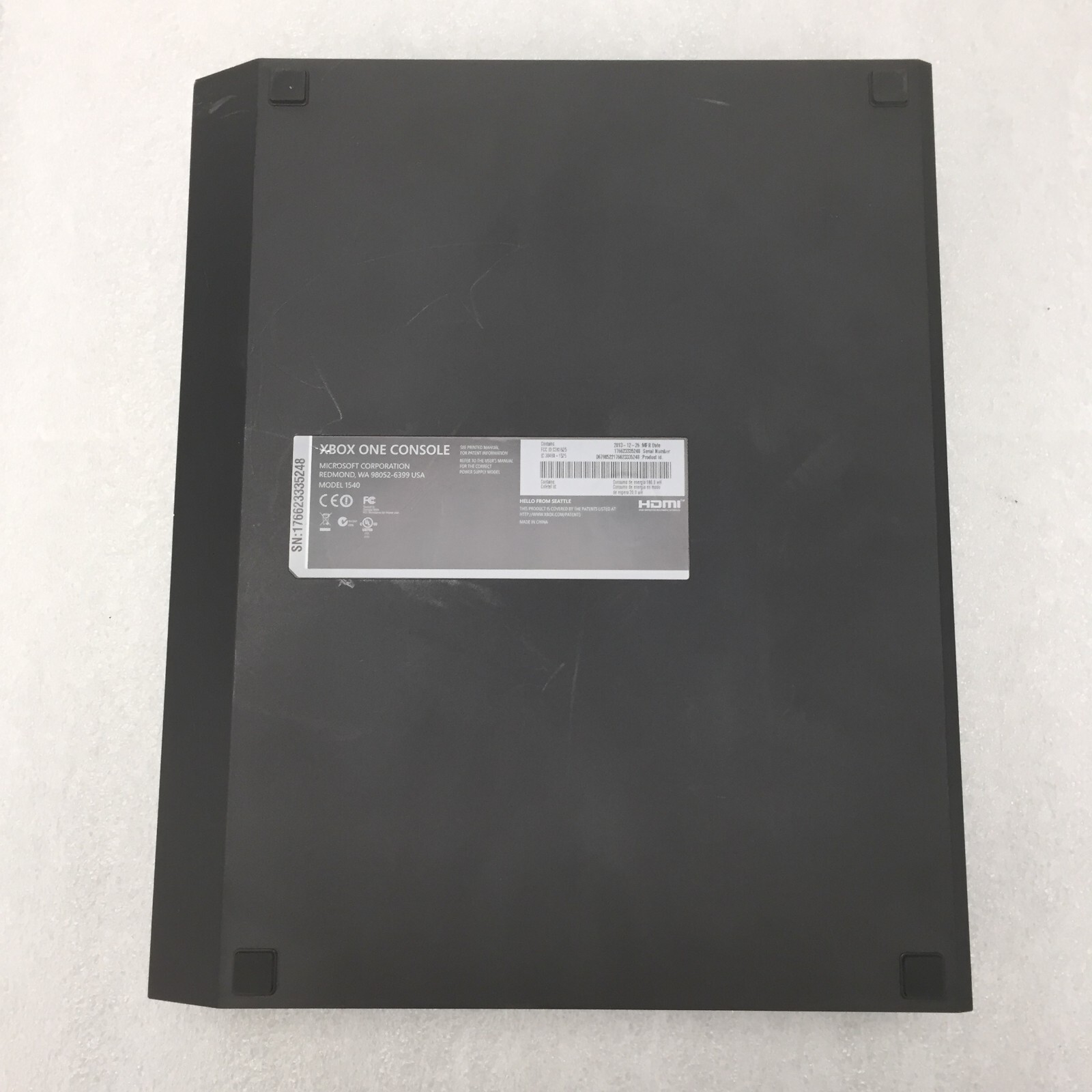 Microsoft Xbox One 1TB Console Black 1540 Factory Reset/Tested Free Shipping