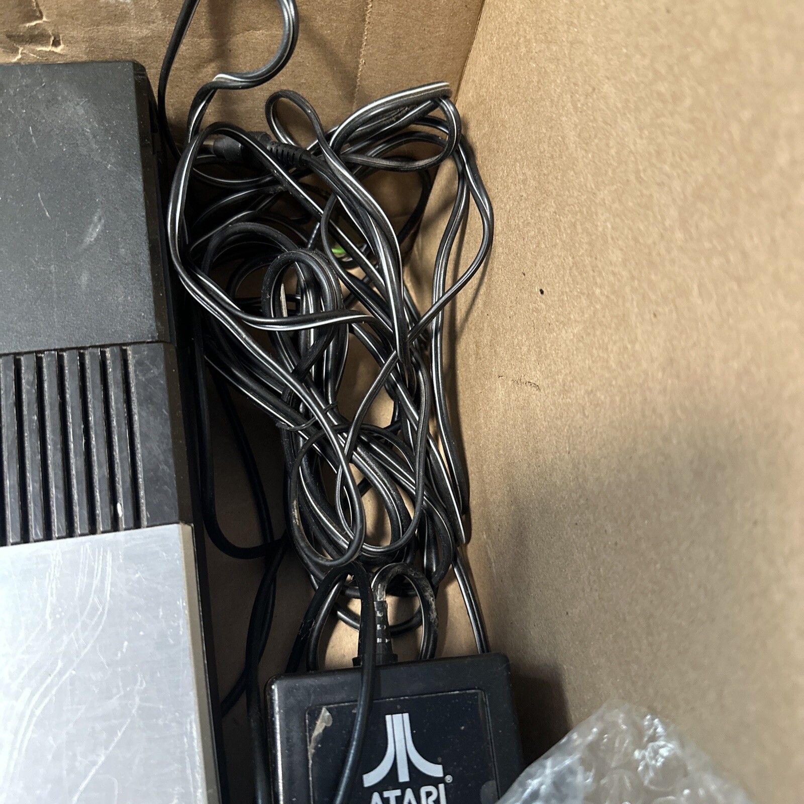 Atari 5200 Console With Controller, Wires, Power Supply. AS IS