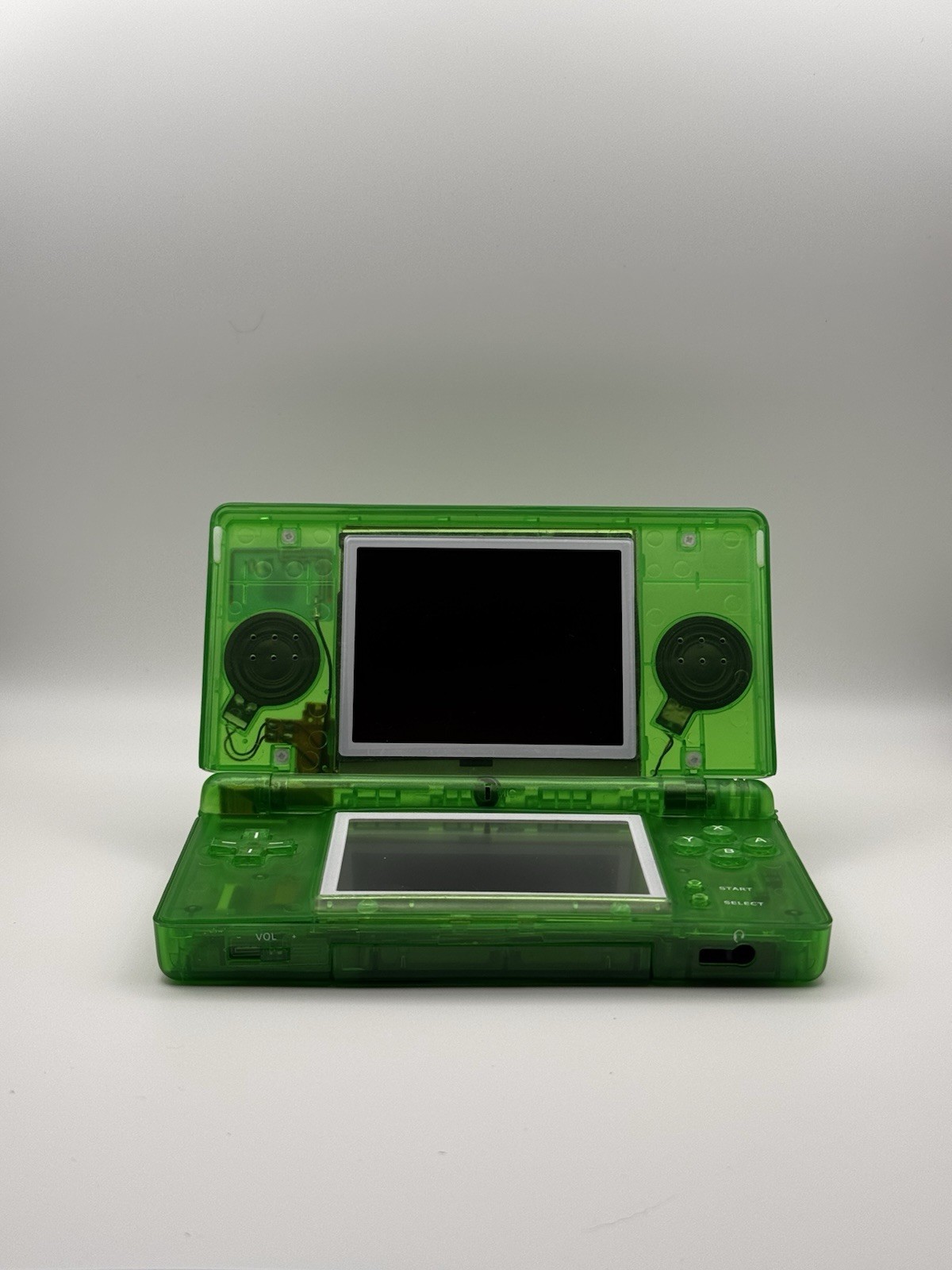 Nintendo DS Lite Clear Green NEW SHELL, SCREENS, TOUCH SCREEN /Read description