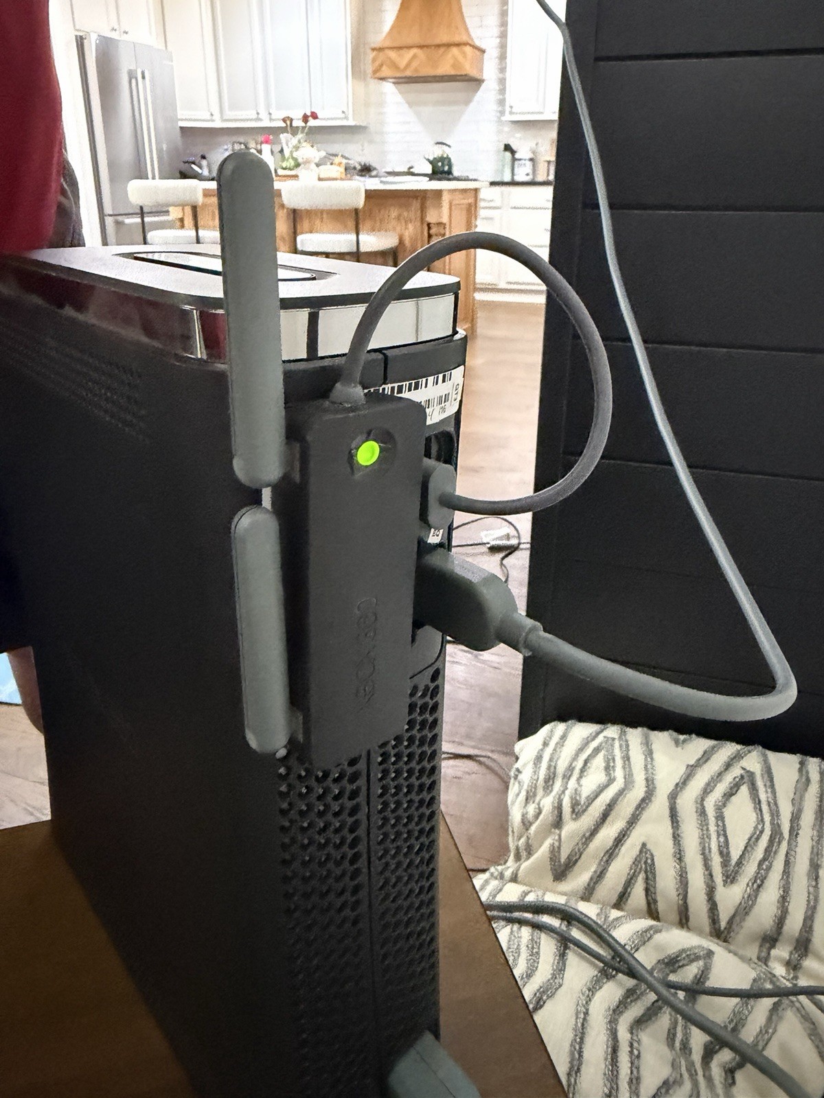 Microsoft Xbox 360 128GB Elite Hdmi Console Black Plus Network Adapter