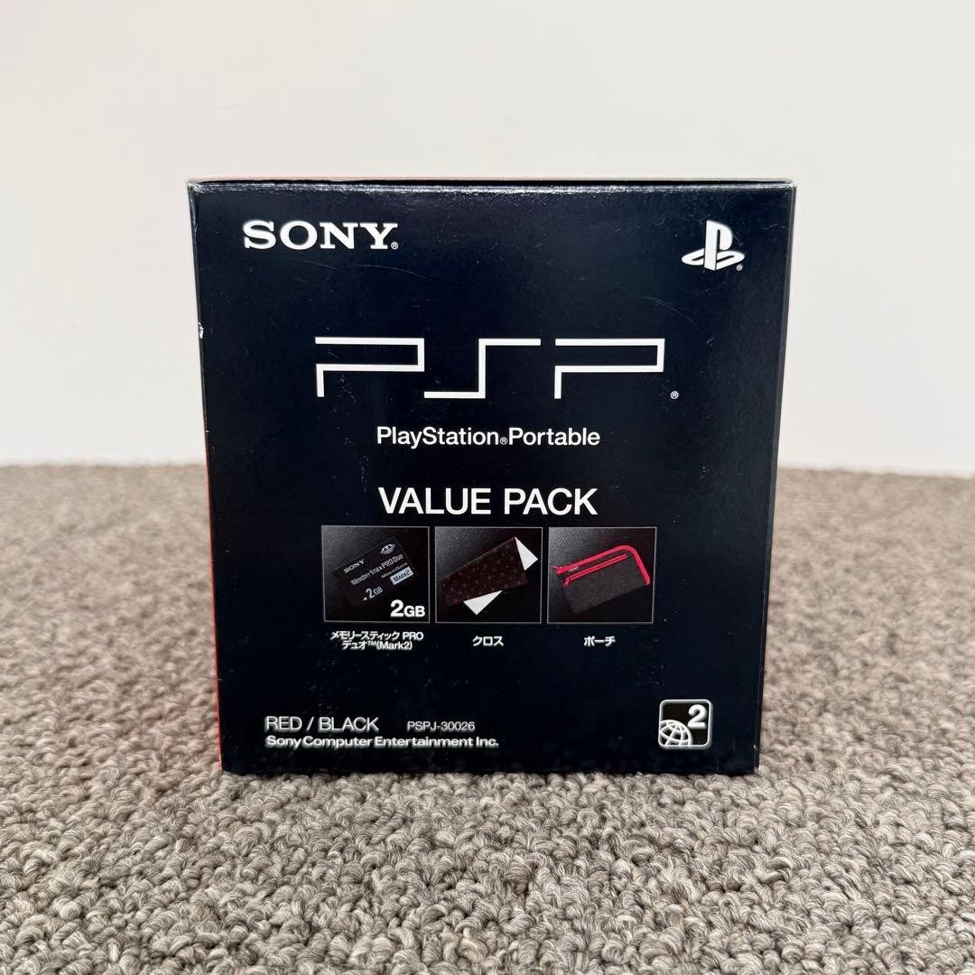 Sony PSP-3000 Red Black Value Pack PSPJ-30026 Console Japan
