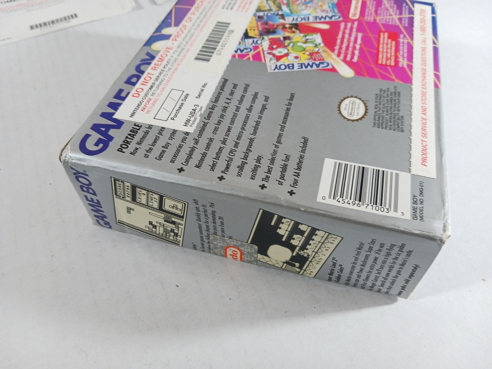 Nintendo DMG Gameboy Original Tested Complete With Box Matching Serial Number
