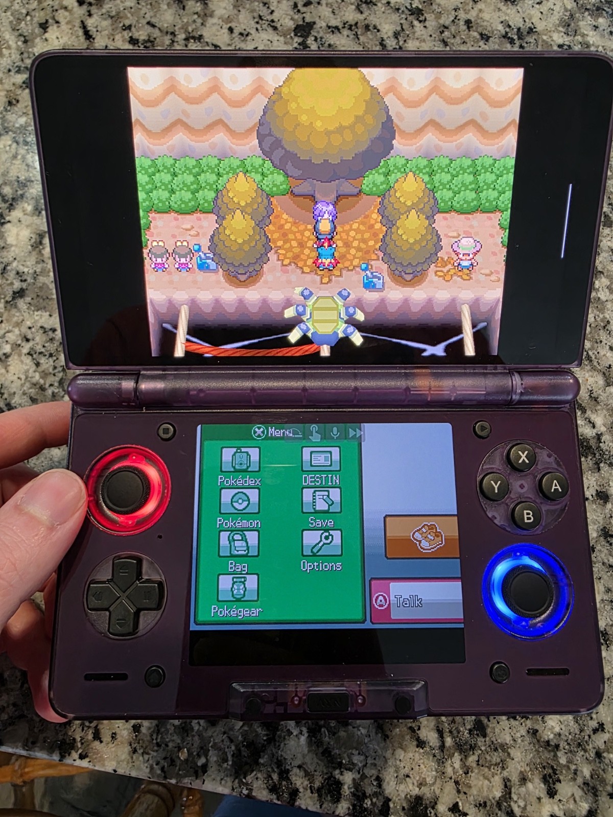 AYN Thor Pro 256GB Clear Purple Handheld Retro Gaming Console