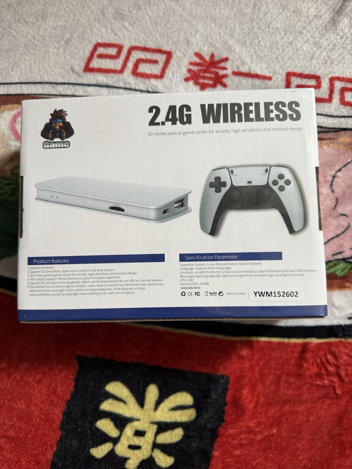 Game 2.4G Wireless Home Console 4K UHD White or Black with Controller