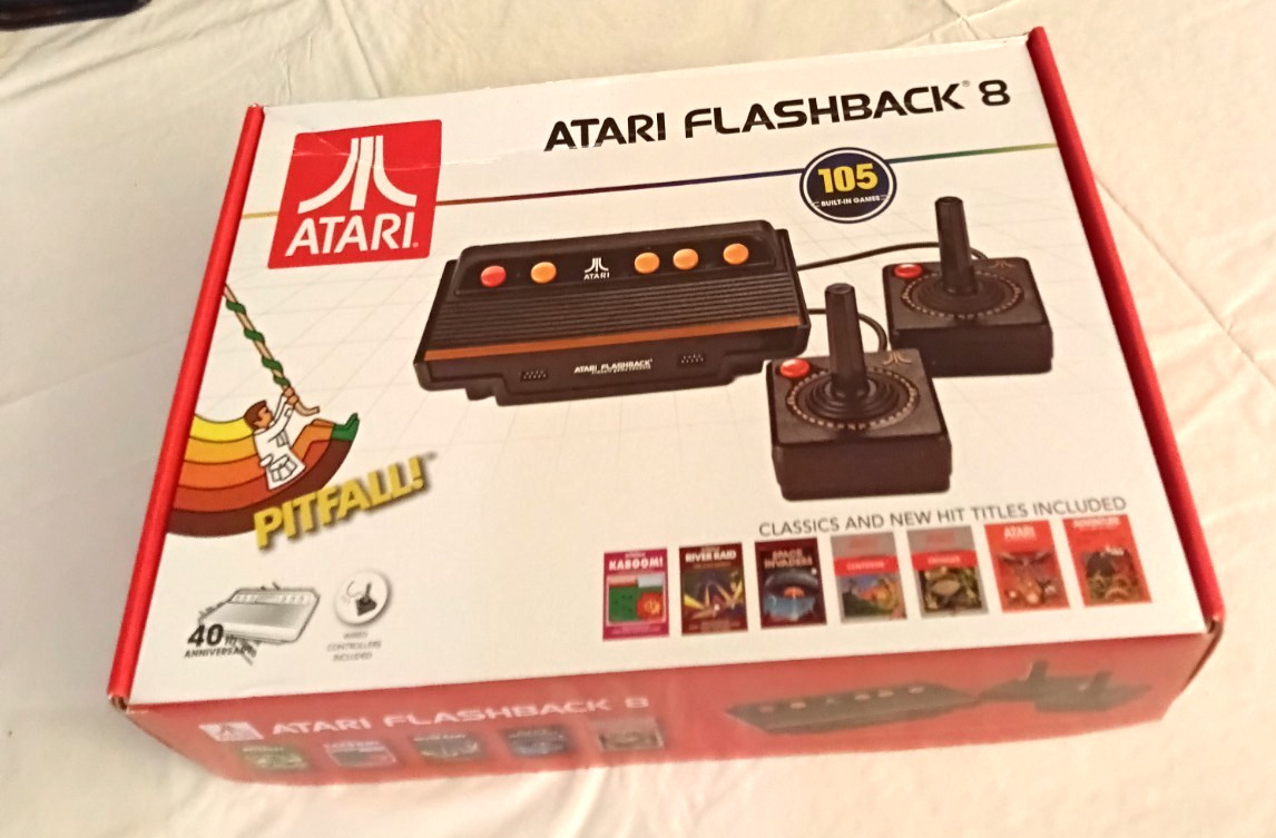 Atari Flashback 8 Black Console & Mini Game Anniversary Edition 620 Games Tested
