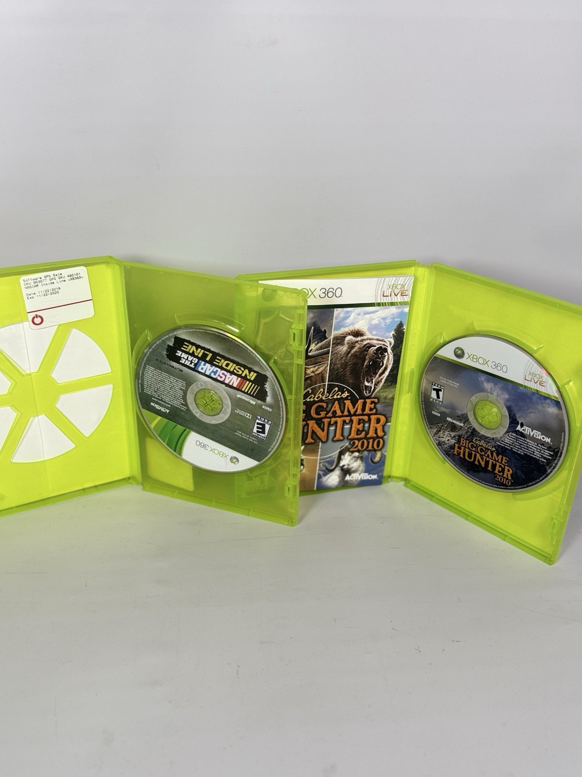 Microsoft Xbox 360 E 1538 Console Bundle | 6 Games | Cords | Tested & Working