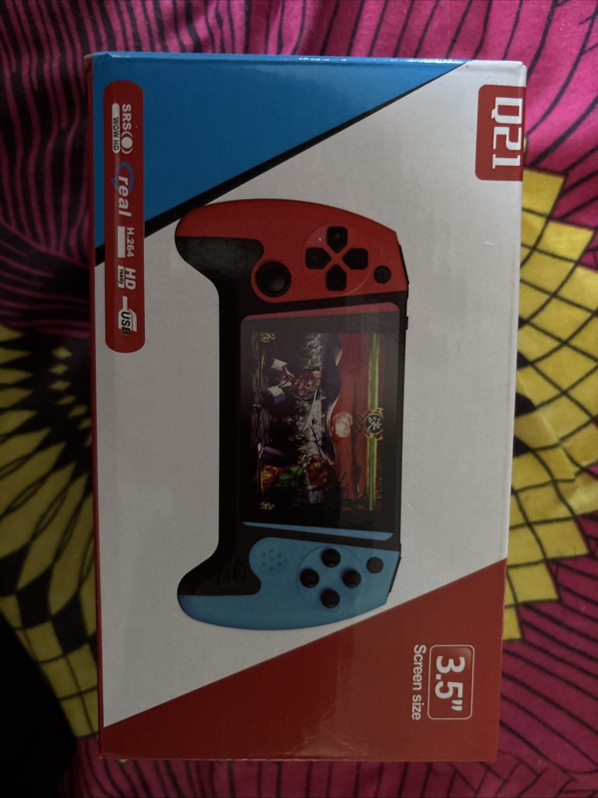 500 preloaded games Q21 Handheld Game Console, 3.5″ HD Screen, USB