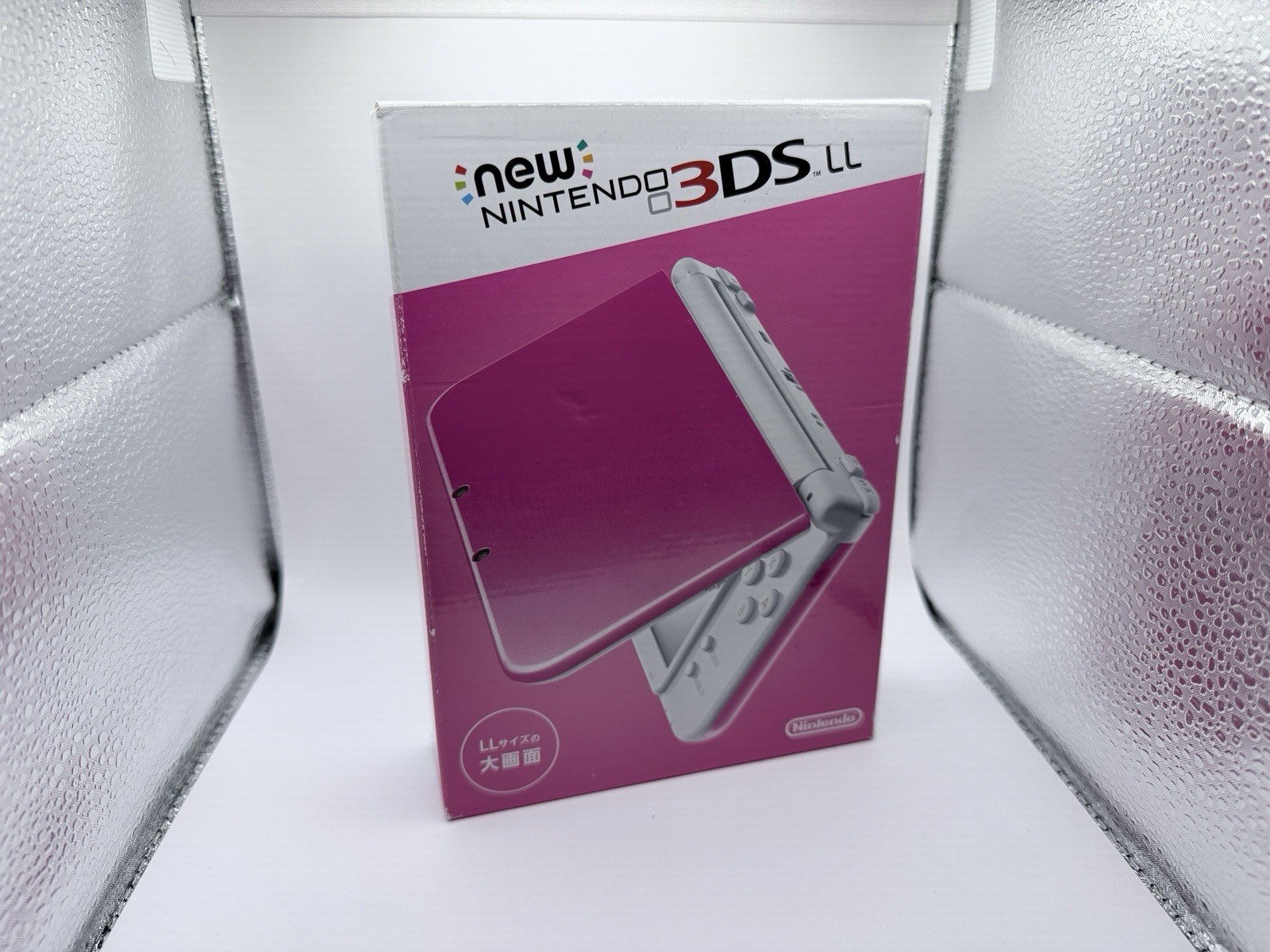 Nintendo new Nintendo 3DS XL LL Pink White Handheld System NTSC-J