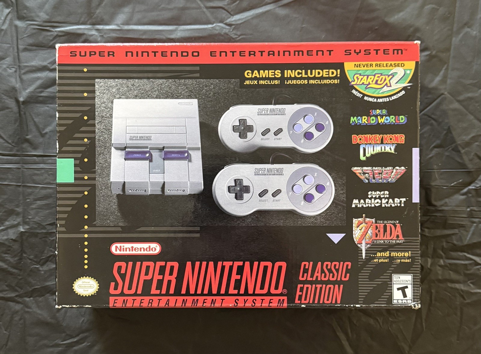 Super Nintedo Classic Edition games included Never Opened