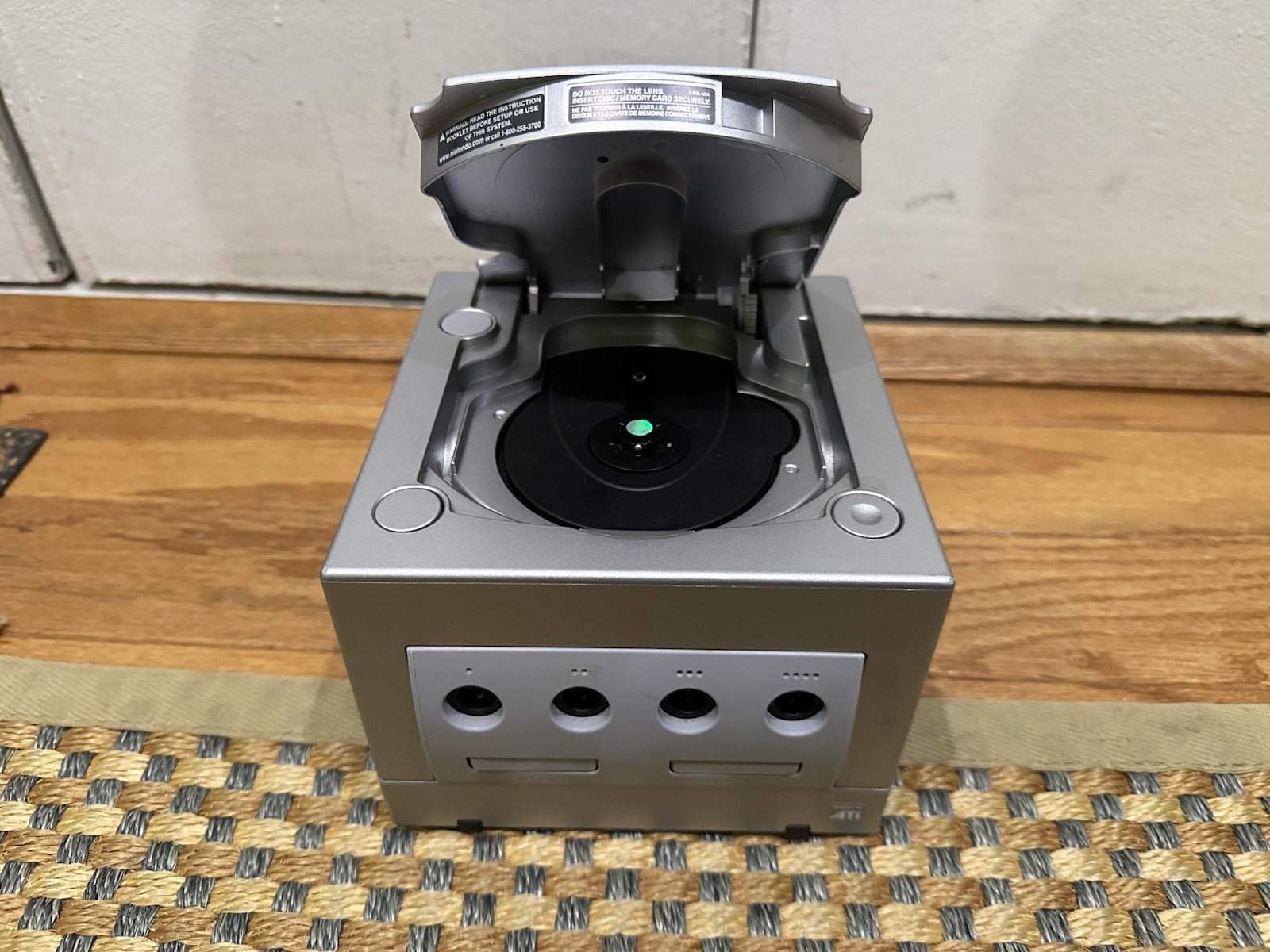 Nintendo GameCube Console Cables Controller Bundle Platinum DOL-101 100% Working