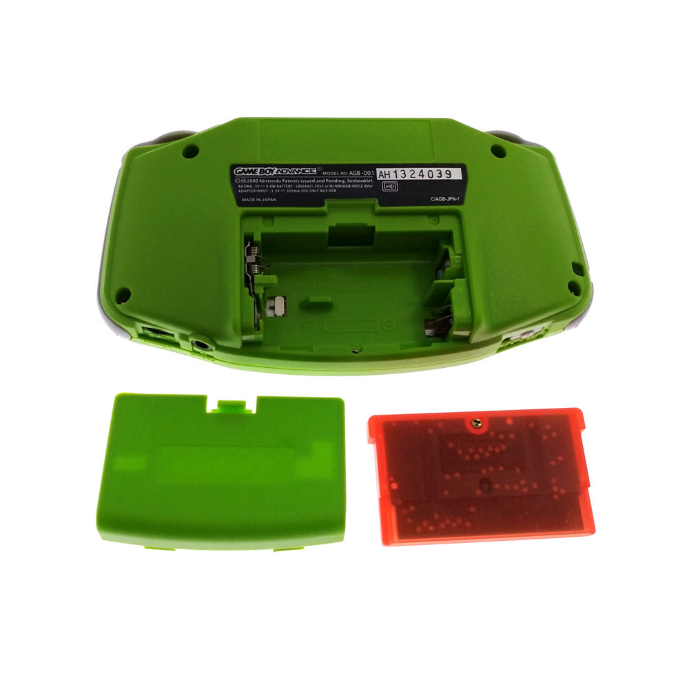 Apple Green AGS-101 Backlight Backlit Screen Game Boy Advance GBA Game Console