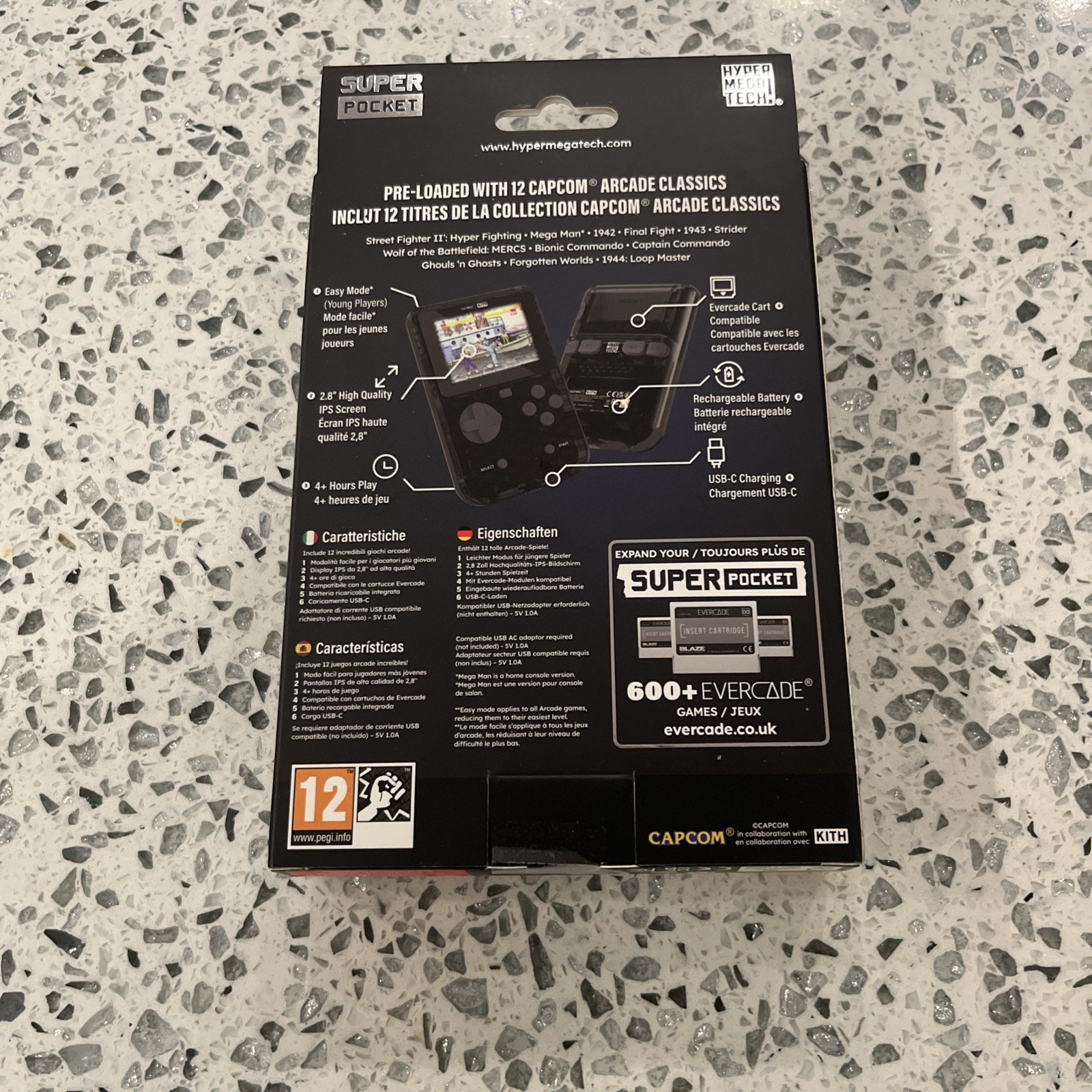 Capcom Kith Super Pocket Handheld Console Exclusive New Sealed Evercade