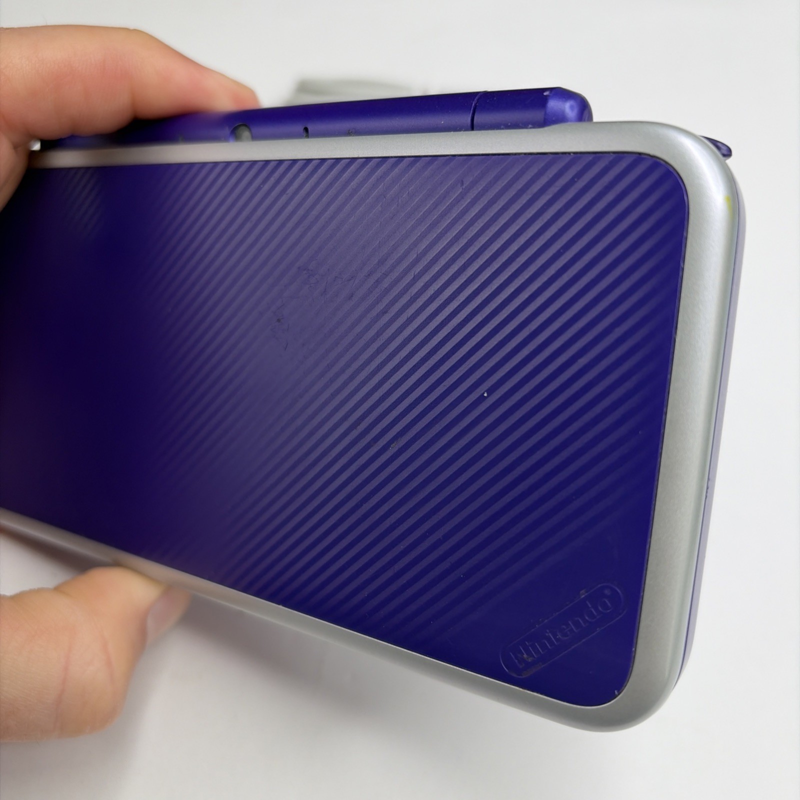 New Nintendo 2DS XL Console – Purple Silver W Charger Stylus US Model
