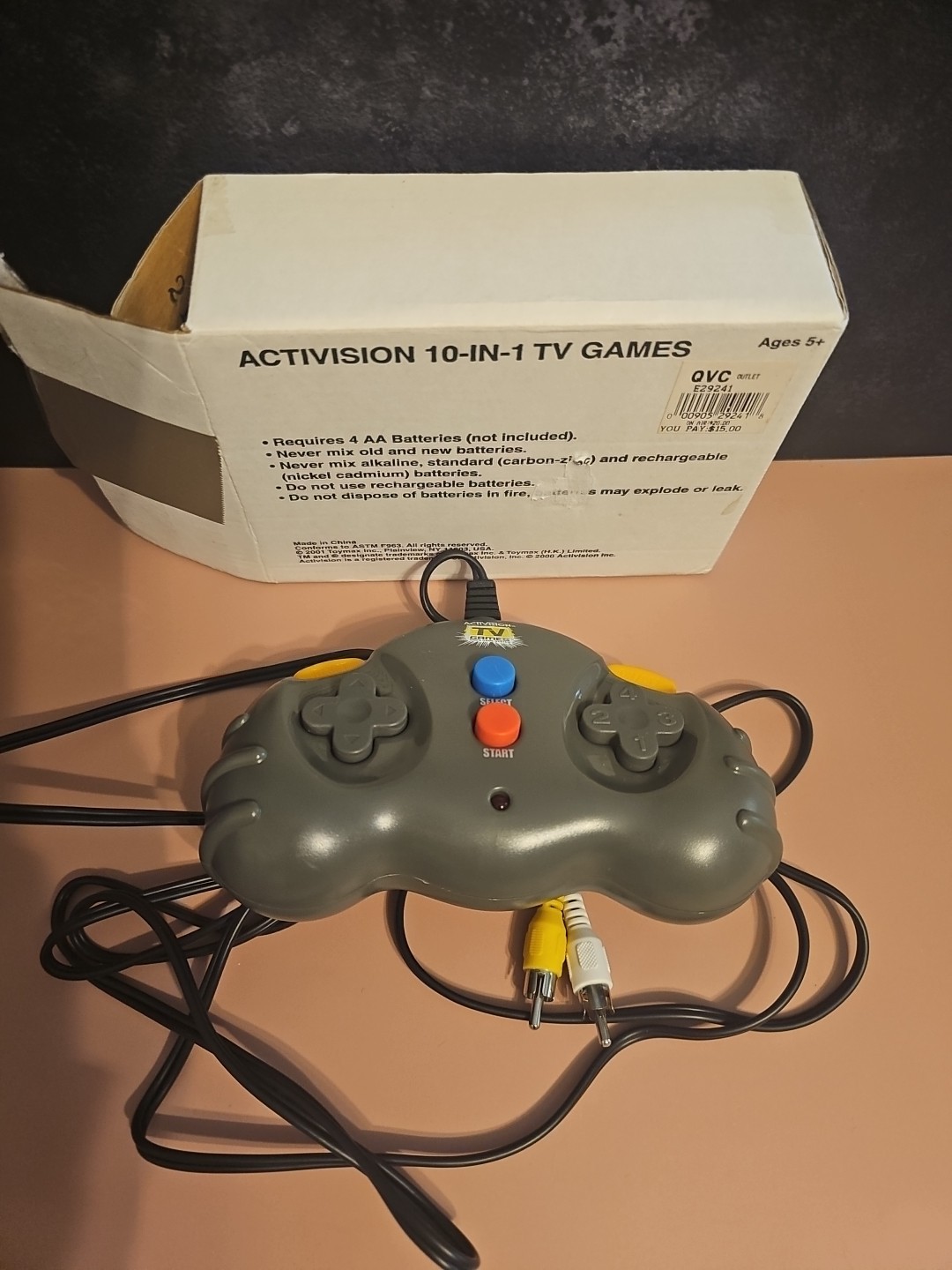 Activision 10-in-1 TV Games Video Game System Plug&Play With Batteries Included