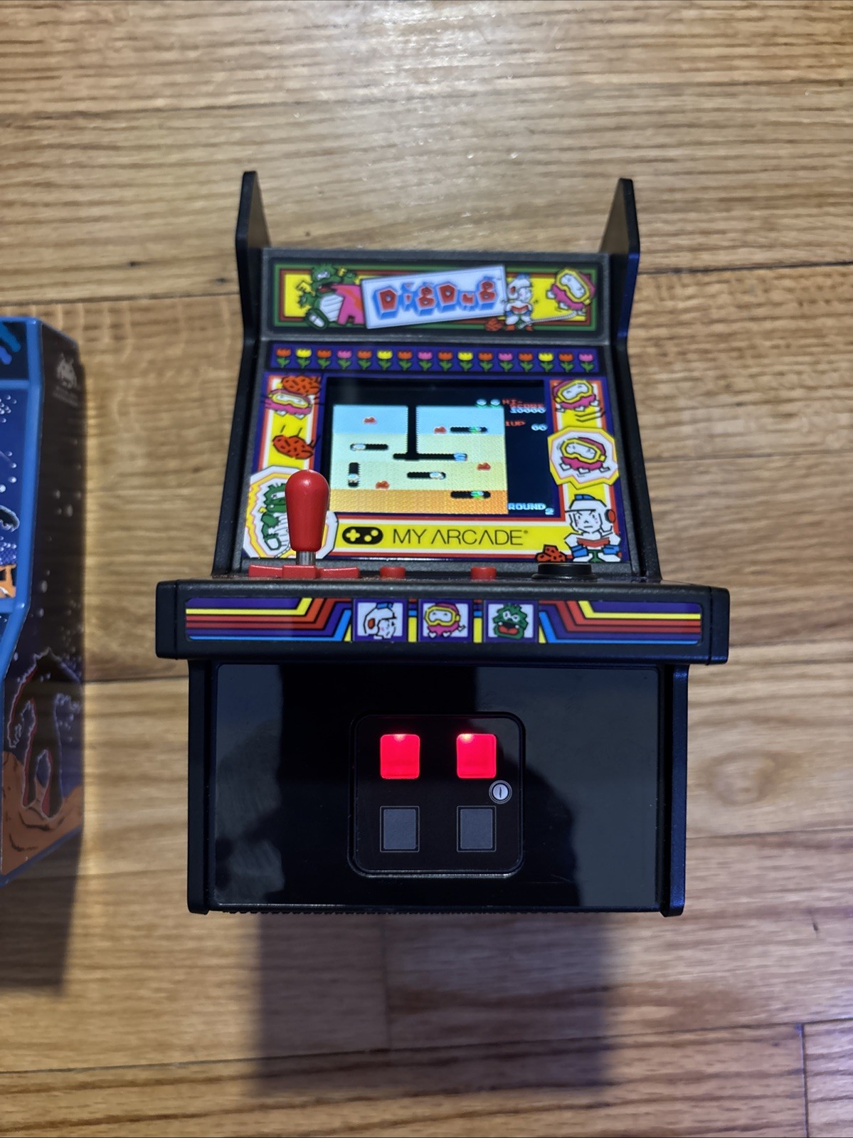 DigDug Micro Arcade Player & SPACE INVADERS MICRO PLAYER Bundle used tested!