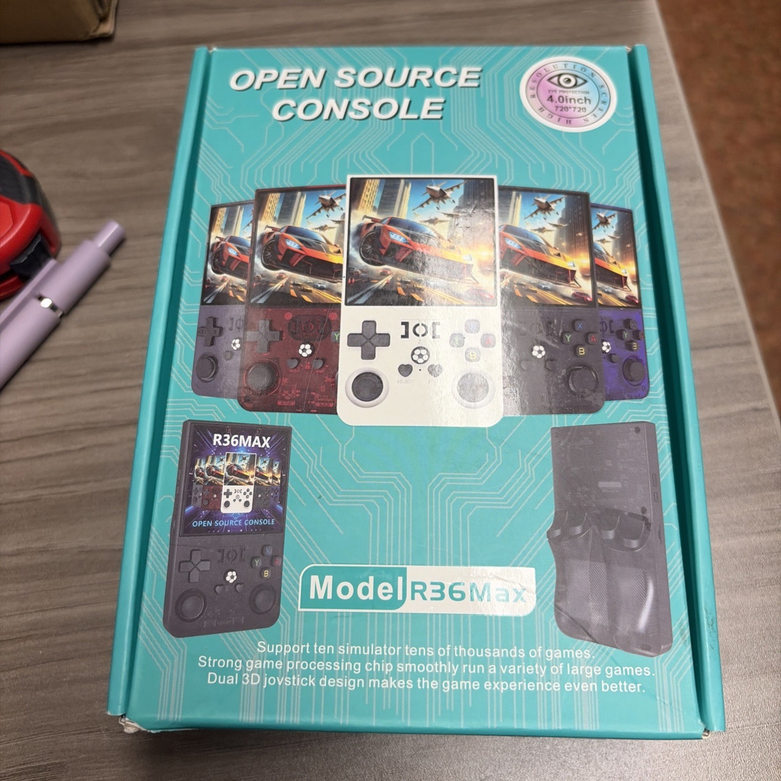 R36Max Retro Game Console 4000mah Open Source Console Portable