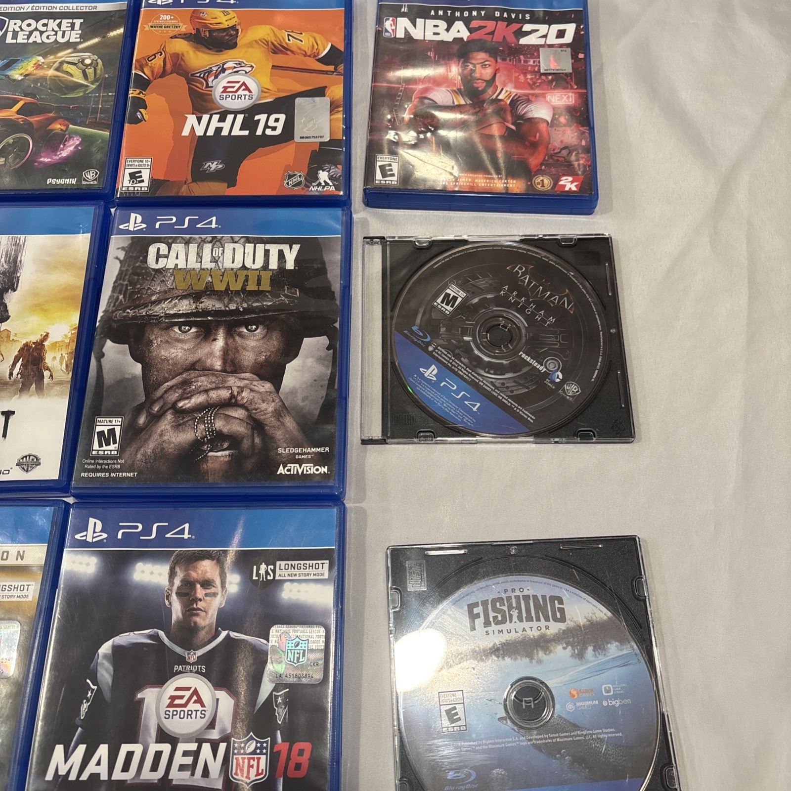 PS4 Pro 1TB CUH-7215B MEGA Bundle, Lot – 20 Games, Controller Tested