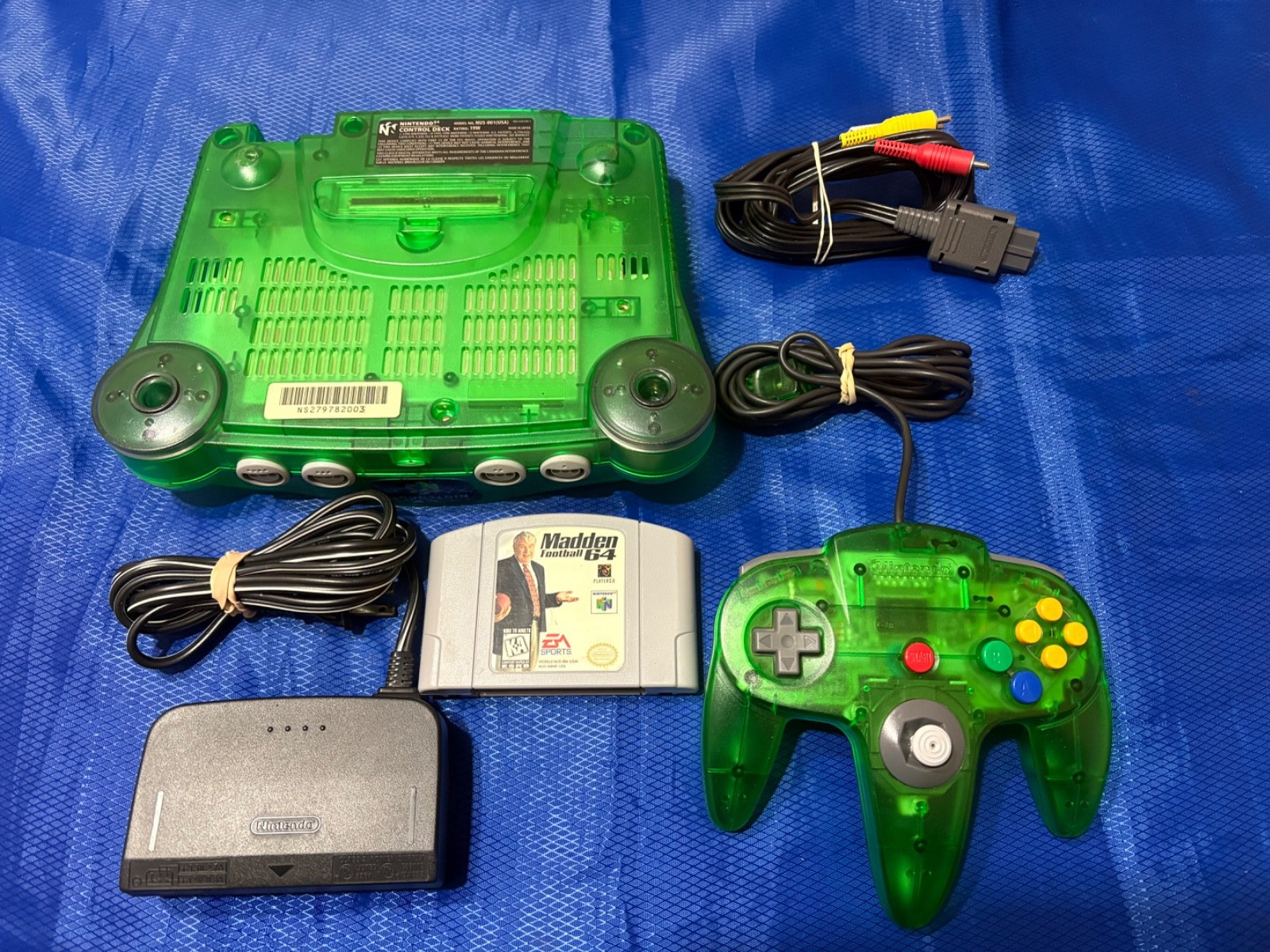 Nintendo 64 Home Console – Jungle Green tested works