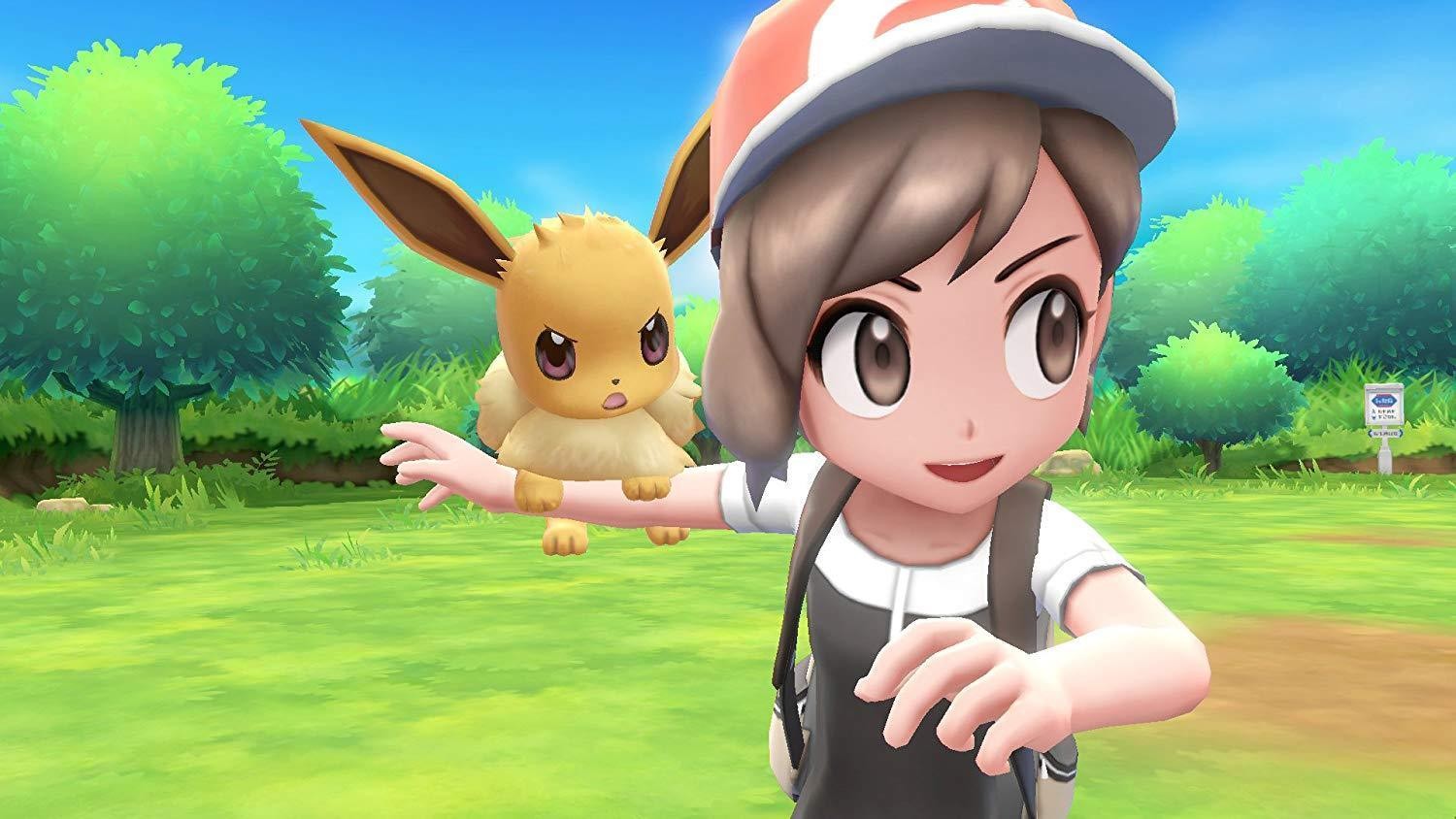 Nintendo Switch Console – Pokemon Let’s Go, Pikachu! + Poke Ball Plus Bundle Edi