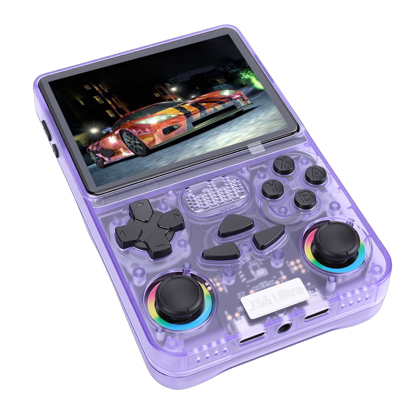 Retro Handheld Game Console 4 Inch Screen Built In 64GB Small Memory Card S GXDS