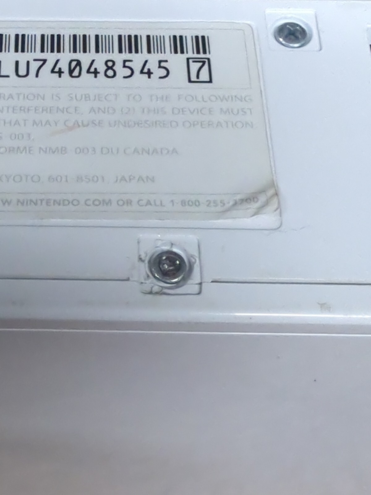 Nintendo Wii System Console White Works Error Pops Up When Disc Is Inserted