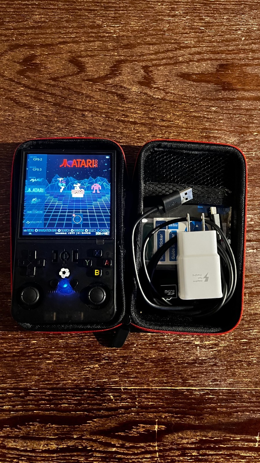 R36MAX Handheld Game Console 4.0 Inch 64gb Black