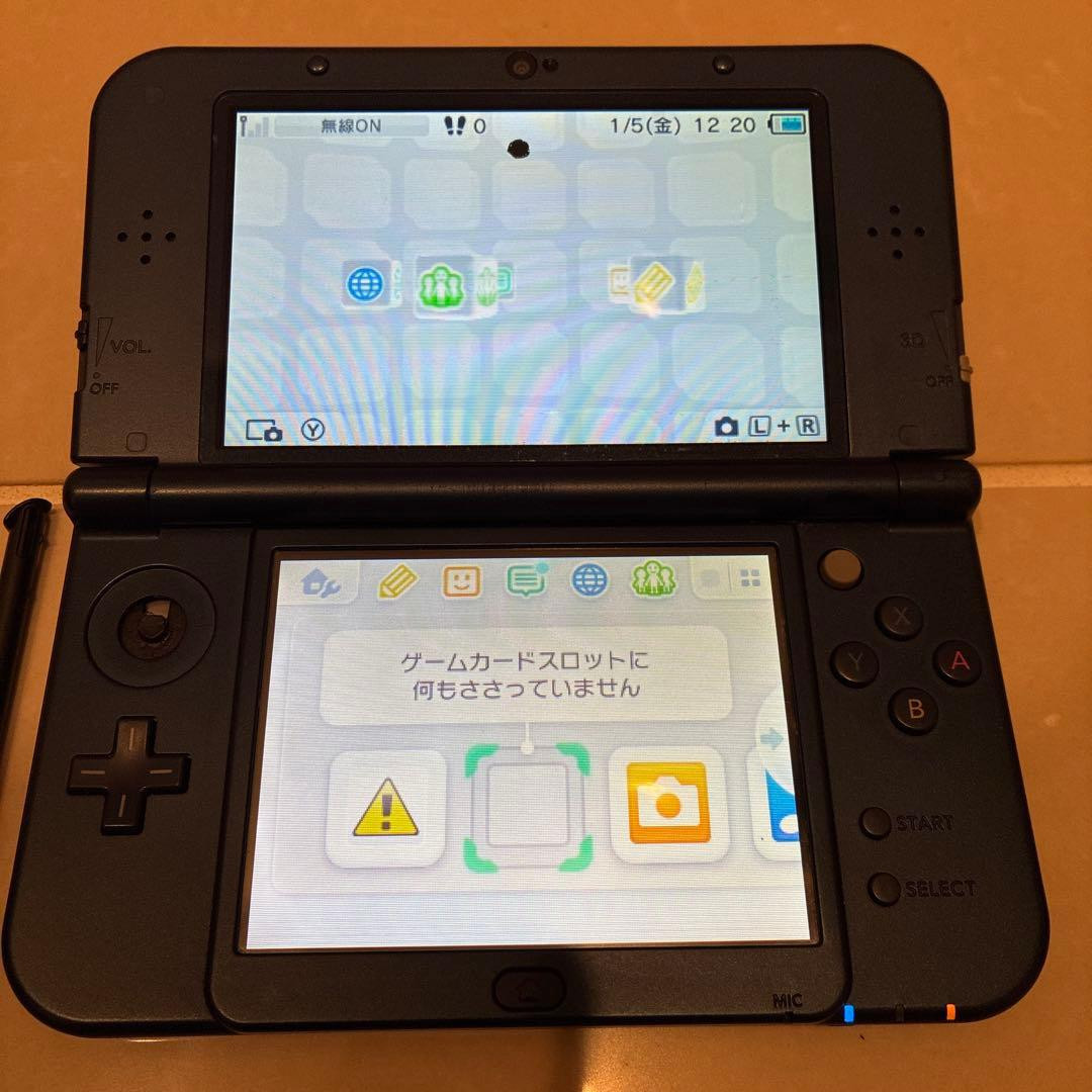 Nintendo New 3DS LL XL Console Metallic Blue Japan Region Locked 2Stylus 0221