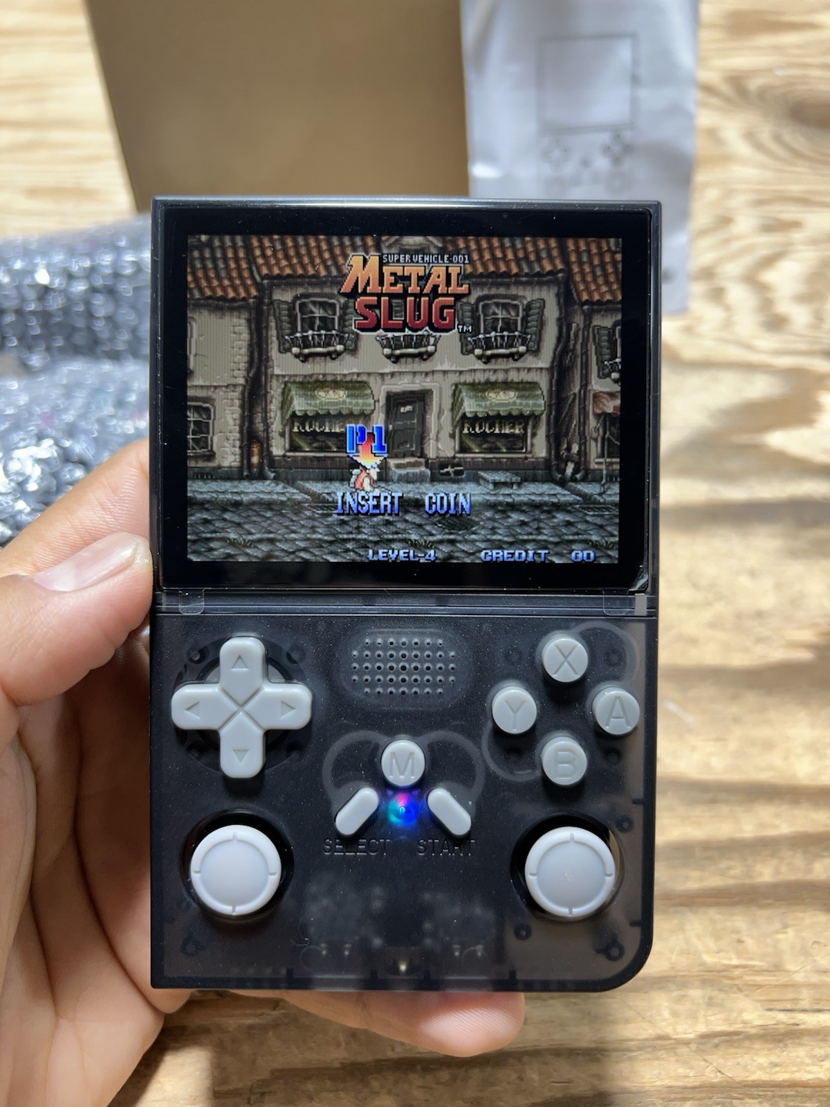 R40S PRO Retro Handheld Game Console – Portable 3.5″ IPS Screen, 16GB + 80GB