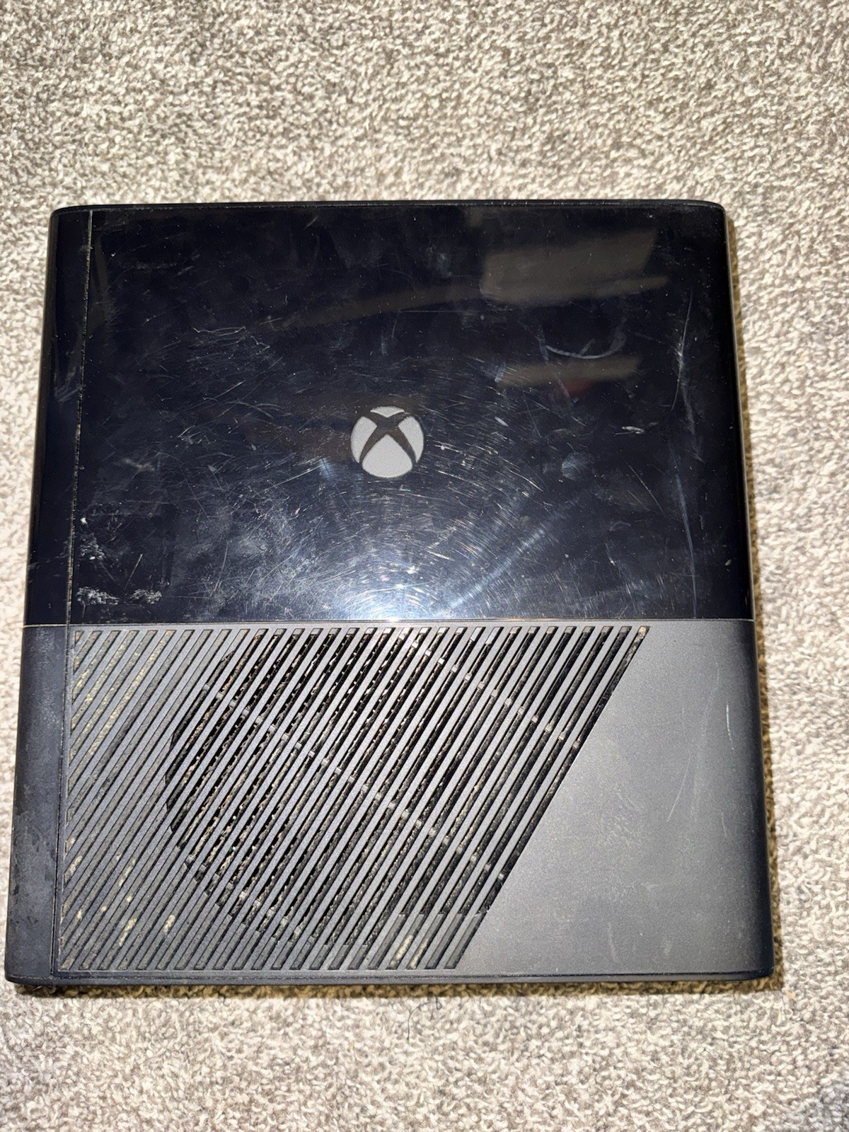 Microsoft Xbox 360 S Slim Model L Matte Black Console Only Untested