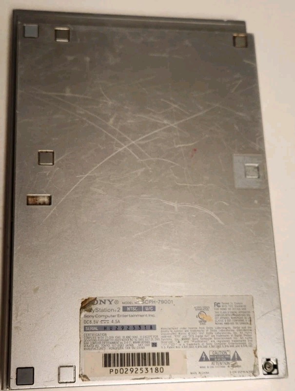 SONY PS2 Slim Silver SCPH-79001 Console only Original Playstation 2 Gray Retro