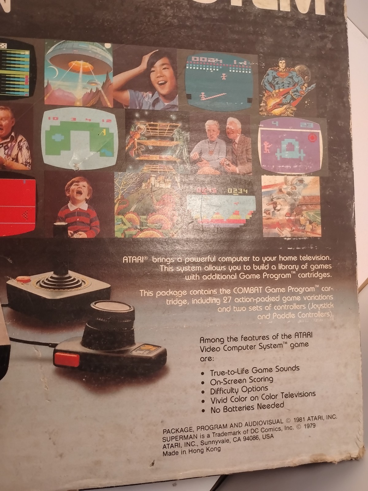Atari CX-2600A Video Computer System Complete Untested