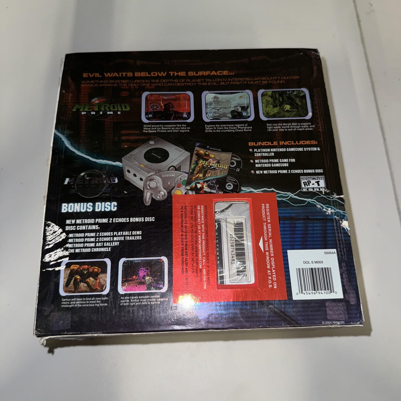 Platinum Nintendo GameCube [Metroid Bundle] Brand NEW Game