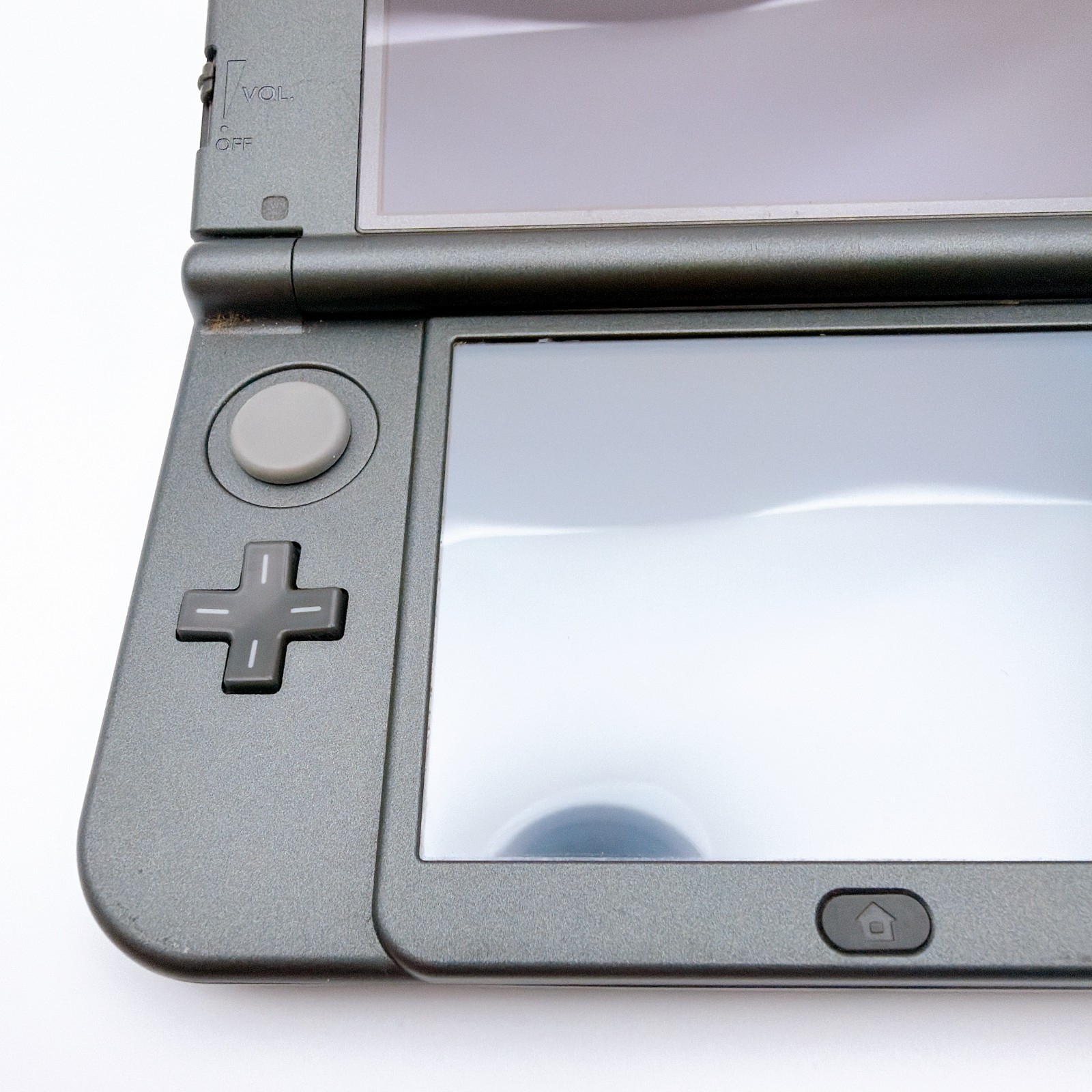 Nintendo New 3DS XL LL Metallic Black IPS Top Screen Console Stylus JP