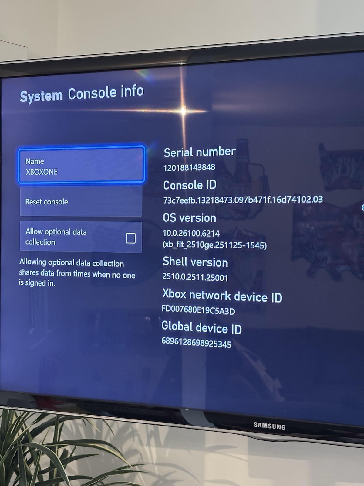 Microsoft Xbox One 365GB Console Model 1540 with 2 Controllers & Cables – RESET