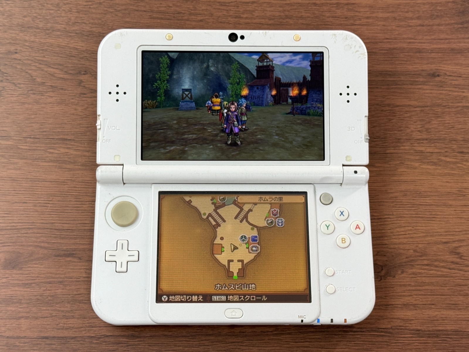 Nintendo New 3DS LL XL Pearl White Console Tested Japan ver R6258