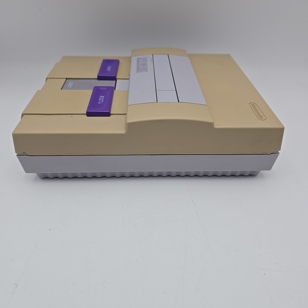 Super Nintendo System SNES Console Tested New Cables And Controllers
