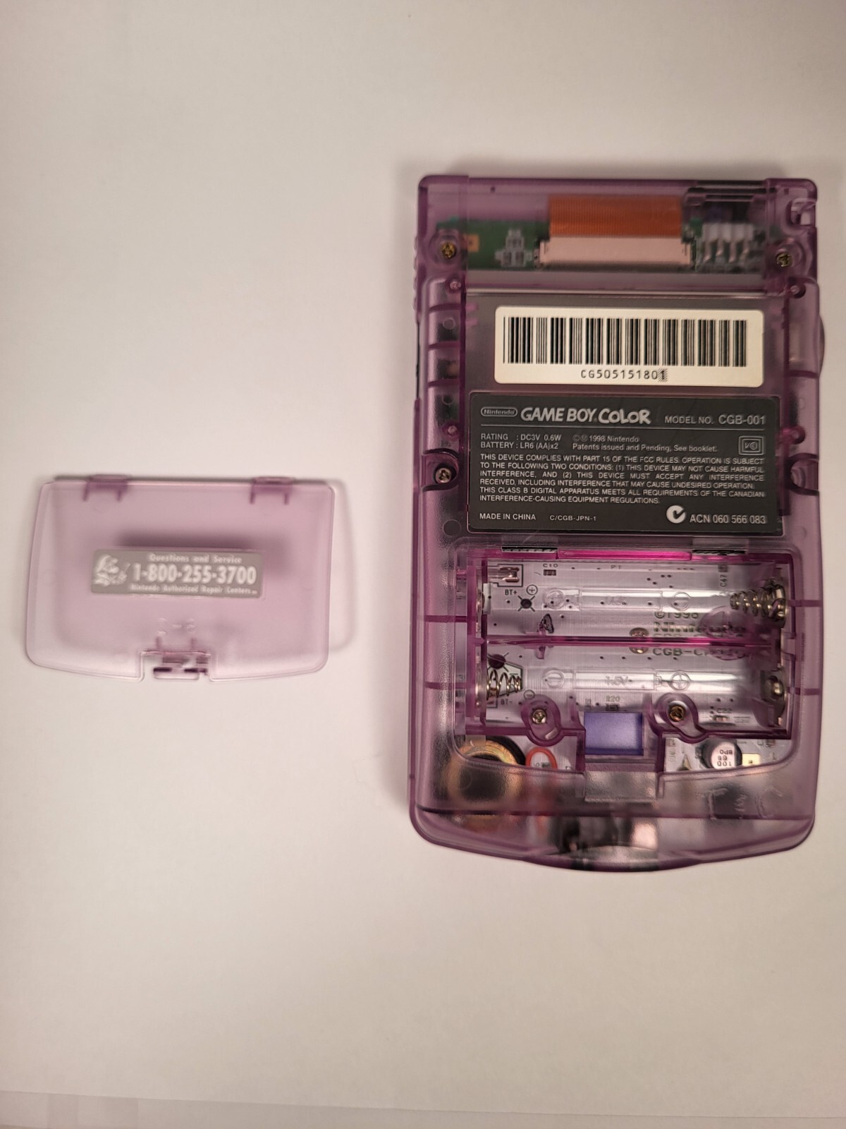 Exceptional Nintendo Game Boy Color – Atomic Purple with Games And Accessories