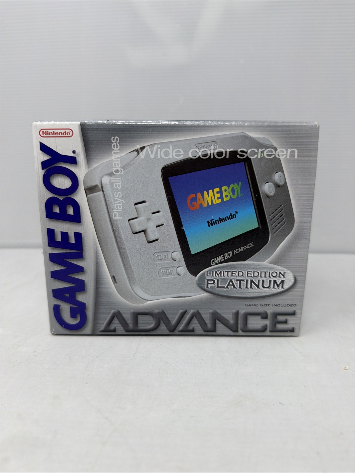 NEW Nintendo Game Boy Advance AGB-001 Limited Edition Platinum FACTORY SEALED